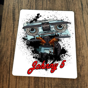 Johnny 5 Robot Mouse‎ Pad Short Circuit